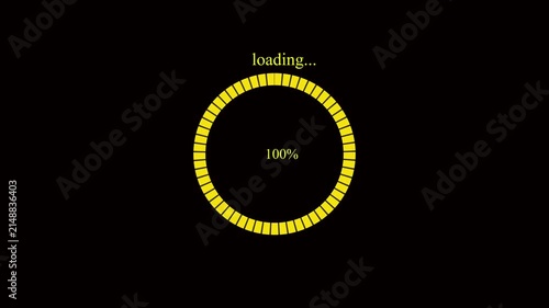   



File #:  830915339
Progress loading circle UI indicator. Loading progress animation 0 to 100.