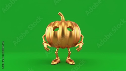 cartoon pig character walking animation sequence