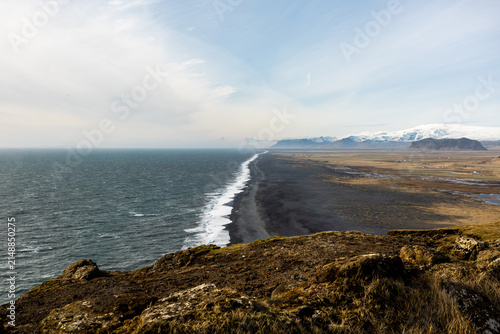 Iceland Dyrholaey Arch and Lighthouse and Black Sand Beach