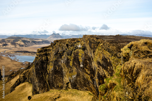 Iceland Dyrholaey Arch and Lighthouse and Black Sand Beach