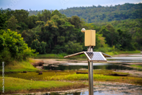 Solar Powered Weather Station in Forested Natural Reservoir