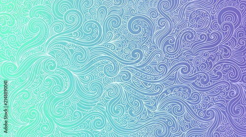 Abstract swirl pattern with gradient background