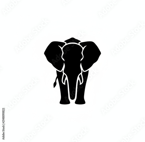 silhouette of elephant
