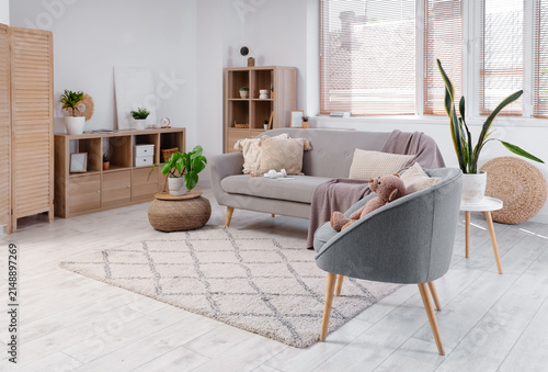 Interior of living room wit...