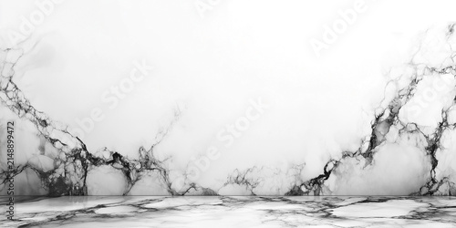 White and gray Marble surface, texture background.	