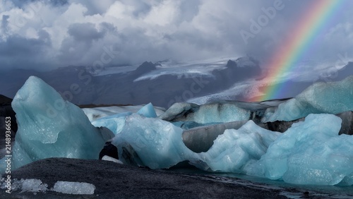 Obraz na plátně iceberg in jokulsarlon lagoon