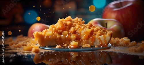 homemade Apple Crumble ,generative AI