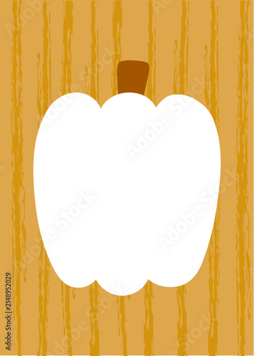 Hand Drawn Whimsical Fall Frame, Wavy Autumn Borders for Thanksgiving and Wedding Invitation Card