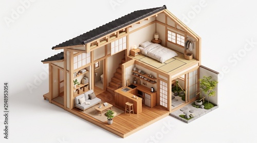 3d render of a house