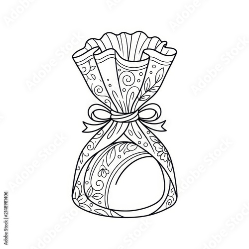 Candy wrapped in decorative paper