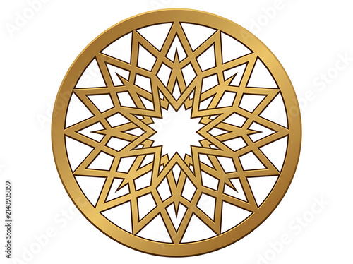 Handcrafted brass star-shaped trivet