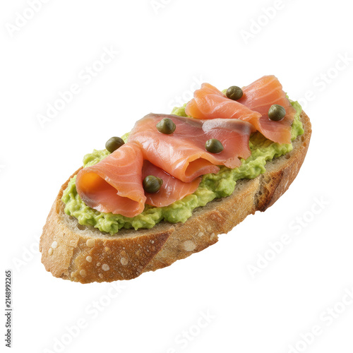 Smoked Salmon and Smashed Avocado Toast with Capers