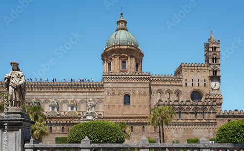 View of Palermo Cathedral. Sicily, Italy.