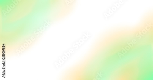 Abstract green and pastel cream gradient brush isolated on white background, elegant minimal design for modern creative materials.