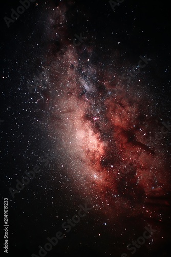 Vibrant Milky Way Galaxy Displaying Cosmic Beauty and Celestial Wonders.
