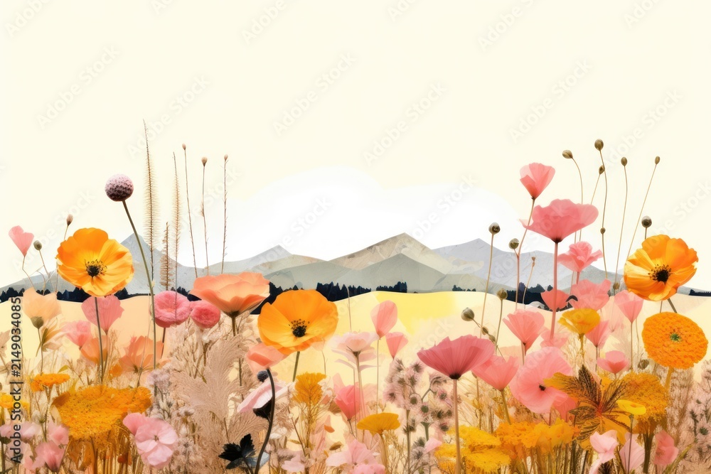 Obraz premium PNG Landscape flower outdoors nature.