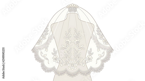 Abstract Symmetrical Pattern Created by Digital Distortion and Pixelation on a White Background