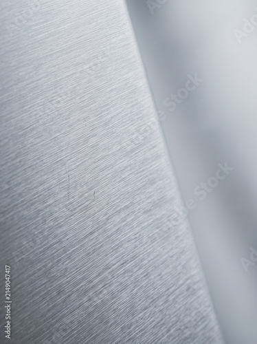 Brushed Stainless Steel Metallic Texture Close Up