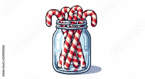 Pixelated Peppermint Piles