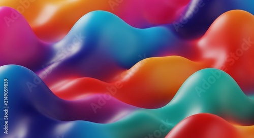 Chromatic Flow: A Symphony of Vibrant, Fluid Forms
