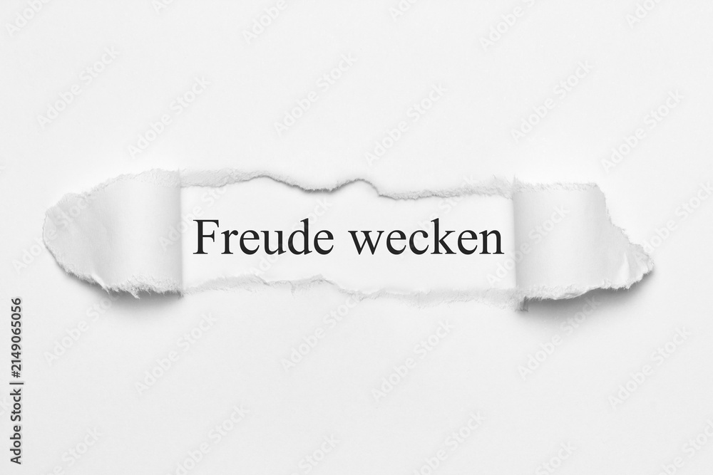 Obraz premium Freude wecken
