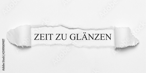 Cuadro en lienzo Zeit zu glänzen