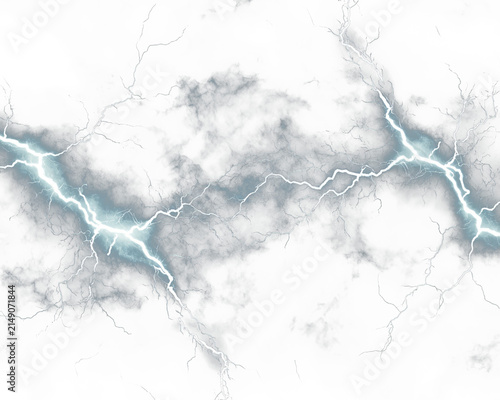 Dramatic depiction of electric energy with white lightning bolts against dark background