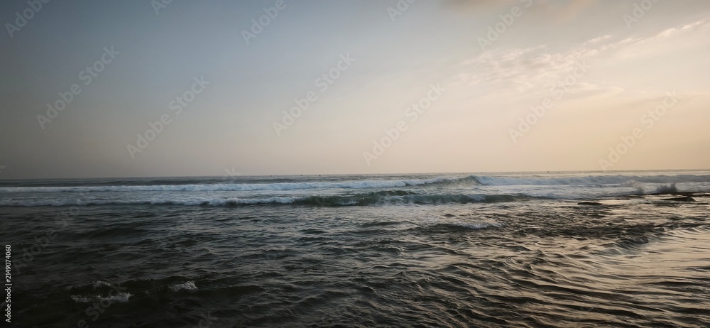 Obraz premium sunset over the sea