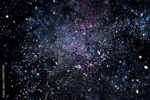 Vibrant Starry Night Sky - A Cosmic Tapestry of Light and Darkness.