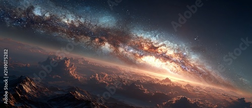 Cosmic Symphony - A breathtaking view of the Milky Way galaxy.