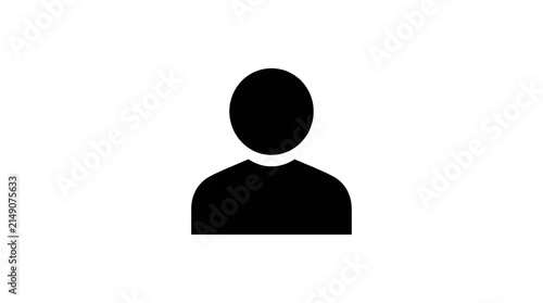 Silhouette of a person on a white background