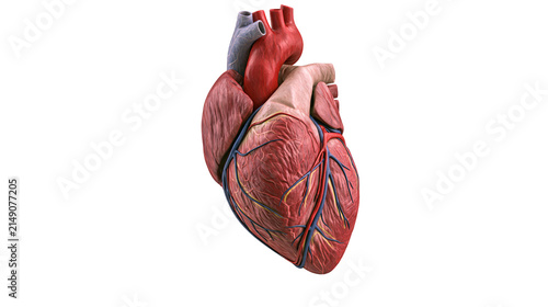 Фотография Human Heart Anatomy with Arteries and Veins