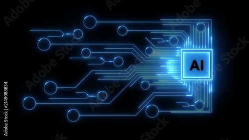 ai agent- businessman working with virtual reality at office. Multi agent AI systems concept on black background. AI driven solutions streamline workflows, Decision, Automate daily Tasks