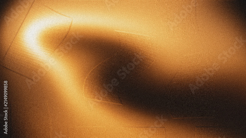 Foto Cream light streak, flowing across marigold and umber speckled texture, creating an ethereal abstract backdrop, perfect for digital presentations