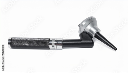 Otoscope isolated on white background