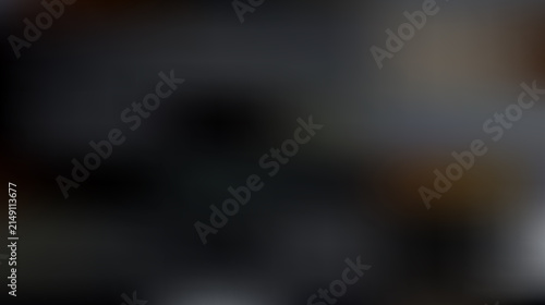 Canvas Print Blurred abstract background, with dark grey, black, and soft, brown tones