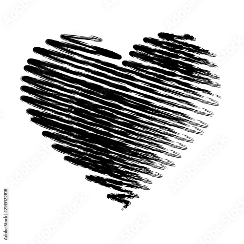 Abstract Black Brushstrokes in Diamond Formation - Dynamic Textured Pattern