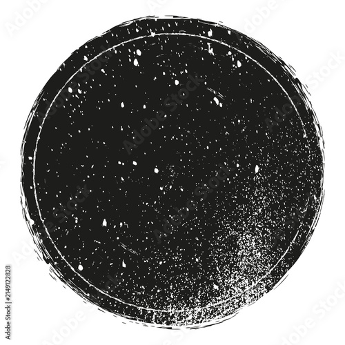 Grunge Circle Stamp Texture Background Vector Illustration