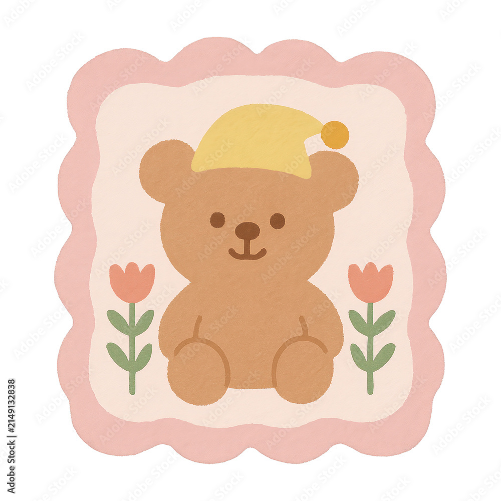 Fototapeta premium PNG Cute bear illustration design