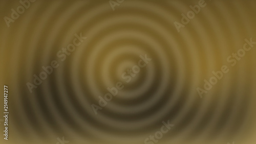 Canvastavla Abstract concentric circles ripple pattern backround in gold brown tones radiati