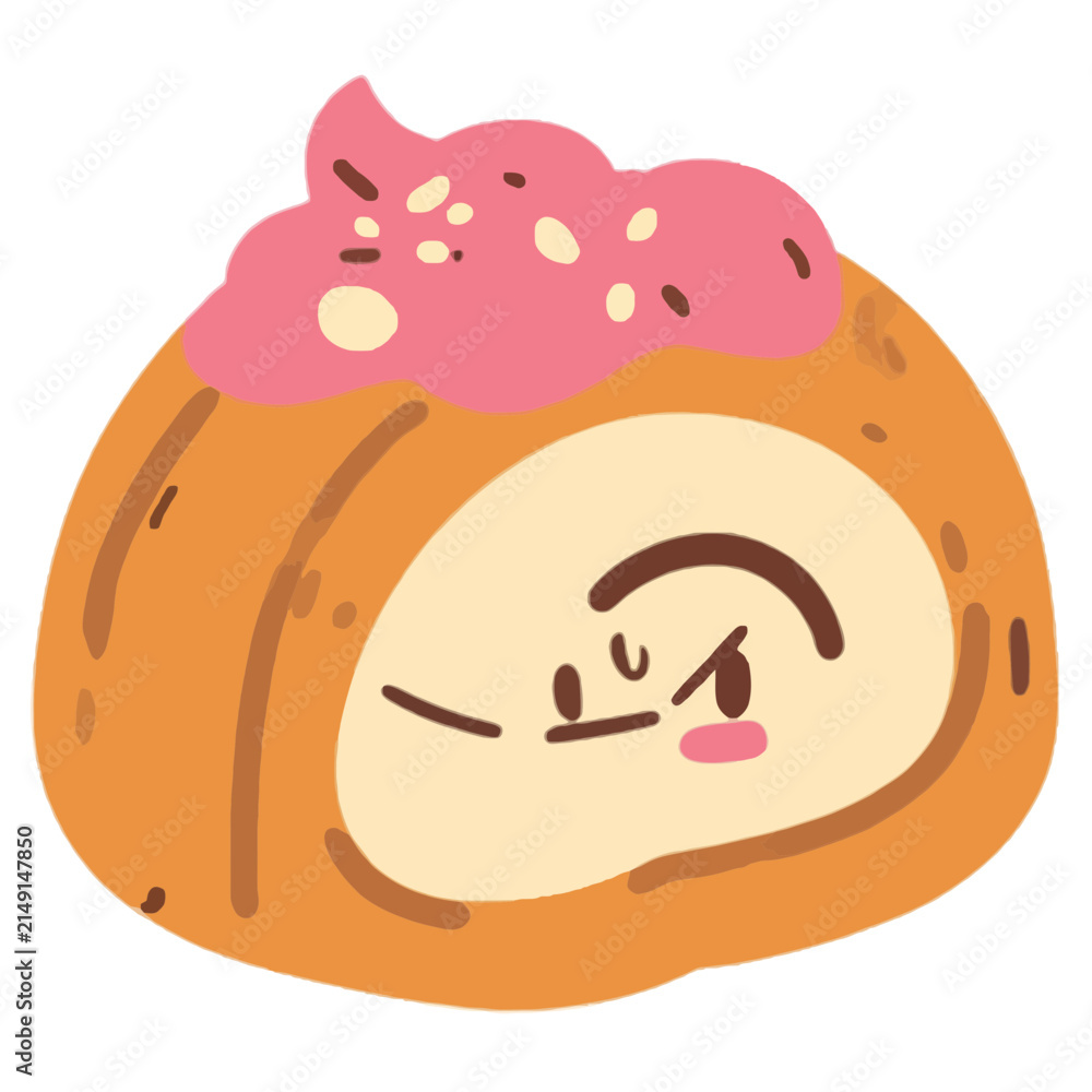 Obraz premium FUNNY CROISSANT