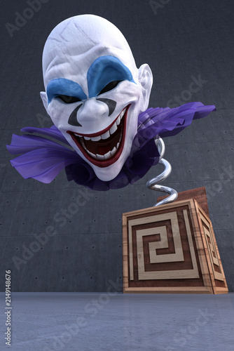 Jack in the Box, 3D Rendering