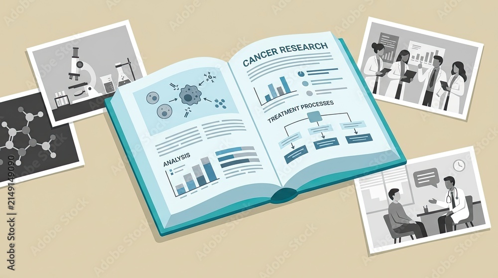 Obraz premium Understanding Cancer Research: Analysis and Treatment Processes Explained