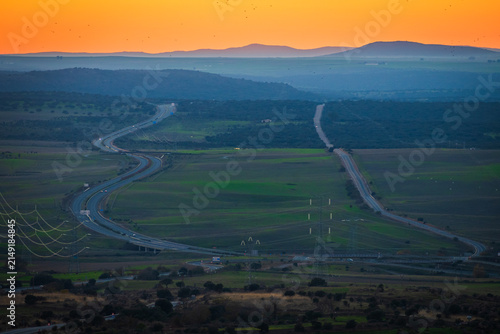 Cityscape of Trujillo (Extremadura, Spain)