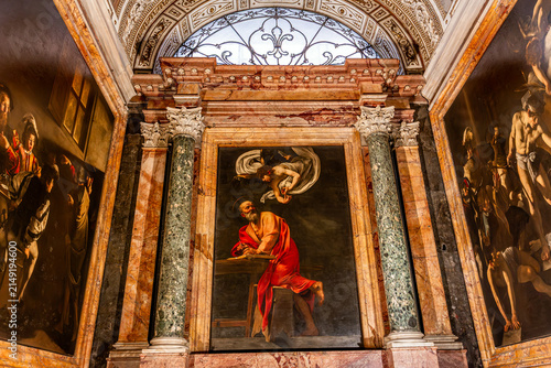 Photography Saint Louis des Francais church, Rome, Italy