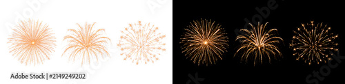 Obraz na plátne PNG 発光 爆発 花火 光 バースト 透明 切り抜き リアル きらめき オーバーレイ デザイン 背景 素材.
