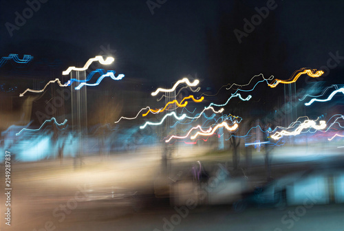 Dynamic Motion Blur of Urban Lights at Night