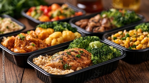 Convenient boxed food with microwave-ready healthy meals, [Boxed Food, Microwave Meals], [Quick Nutrition] 