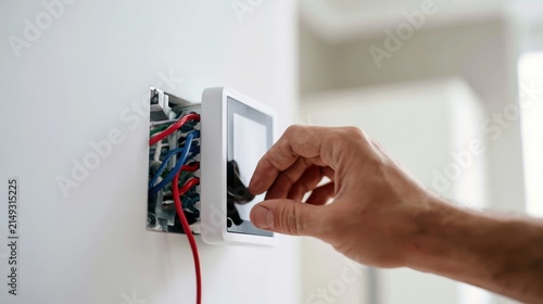 Installing a smart home device on a wall