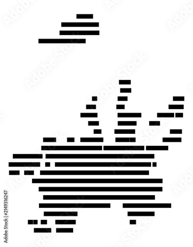 Foto Symbol Map of Dayton (Ohio, United States) showing the village or settlement wit